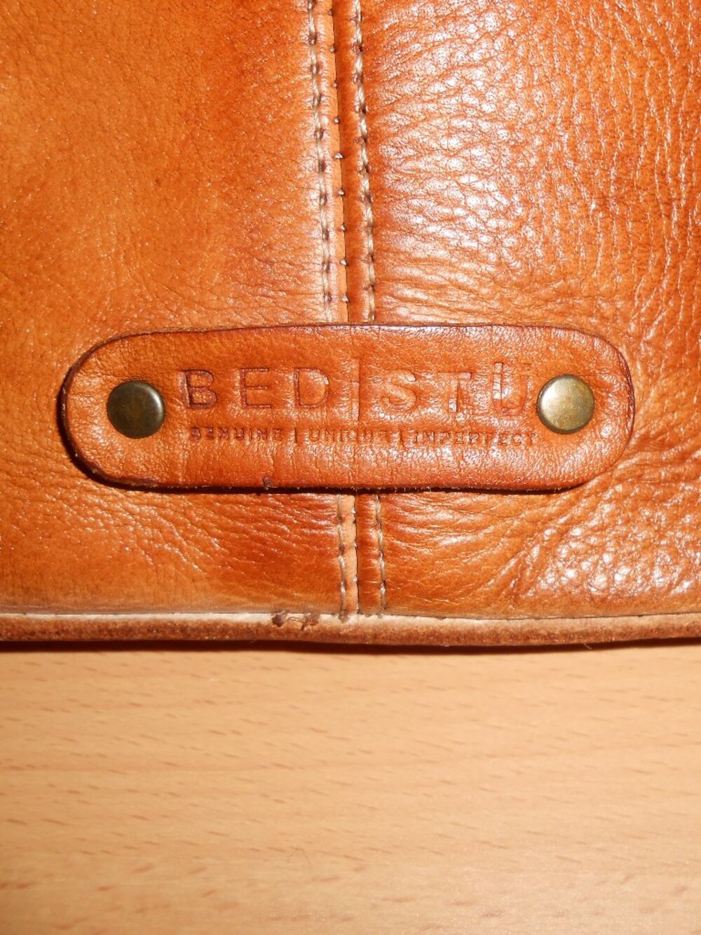 BED STU ROCKABABY Cafe Latte leather bag NO STRAP - Picture 9 of 16